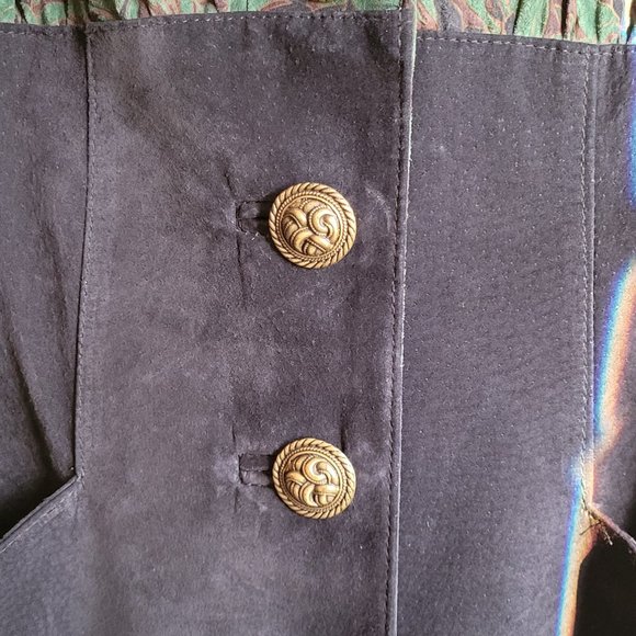 VINTAGE DANIER 100% Leather Petty Coat - Picture 7 of 11